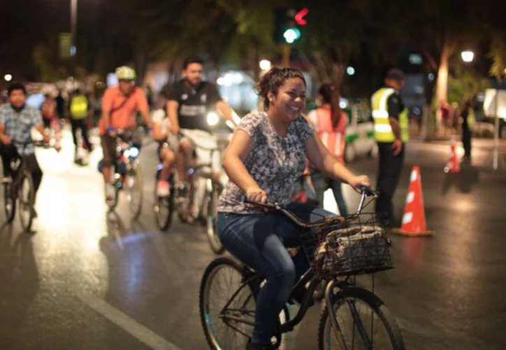 biciruta nocturna mérida Grupo SIPSE