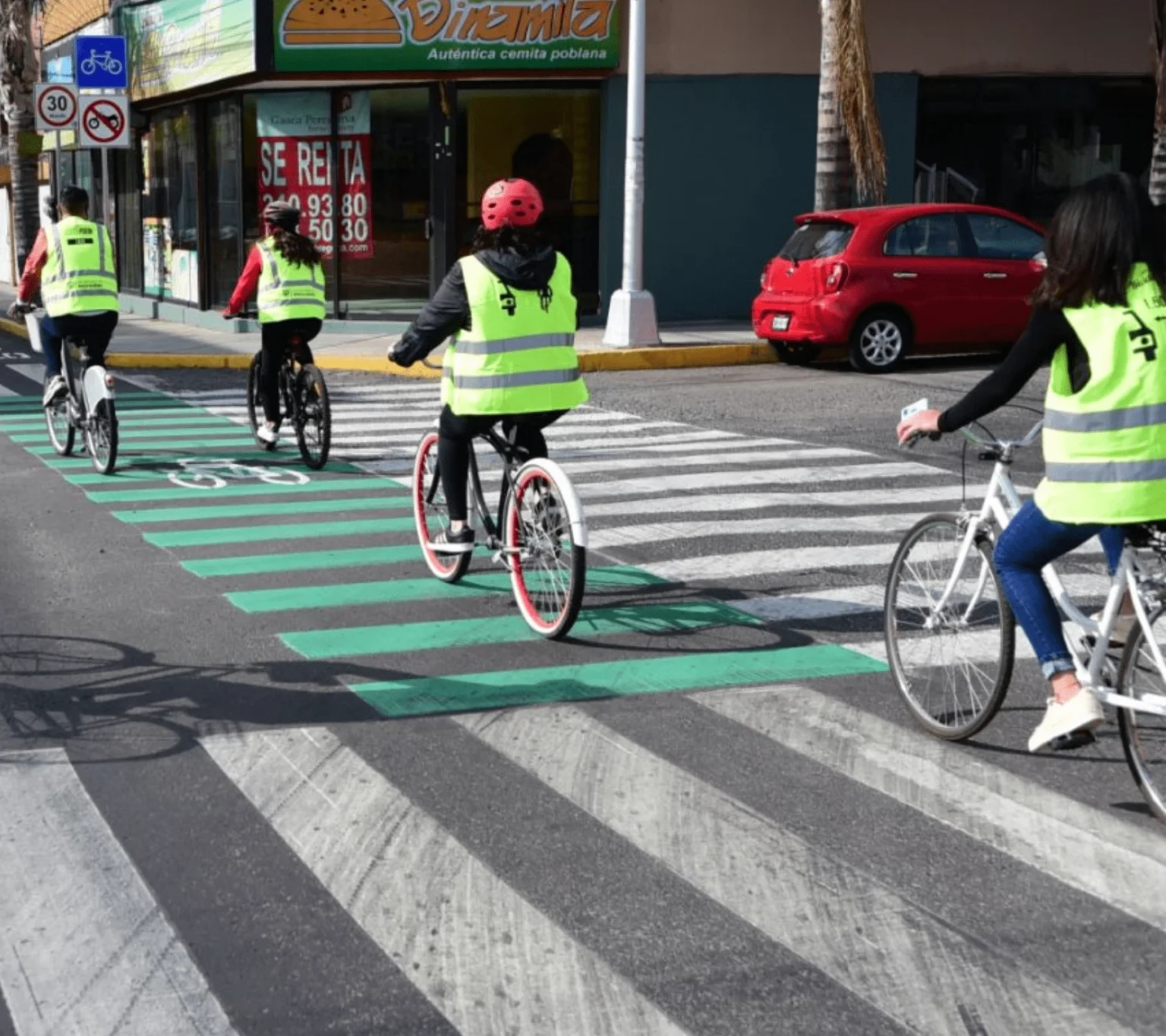 ciclopistas en puebla Manati