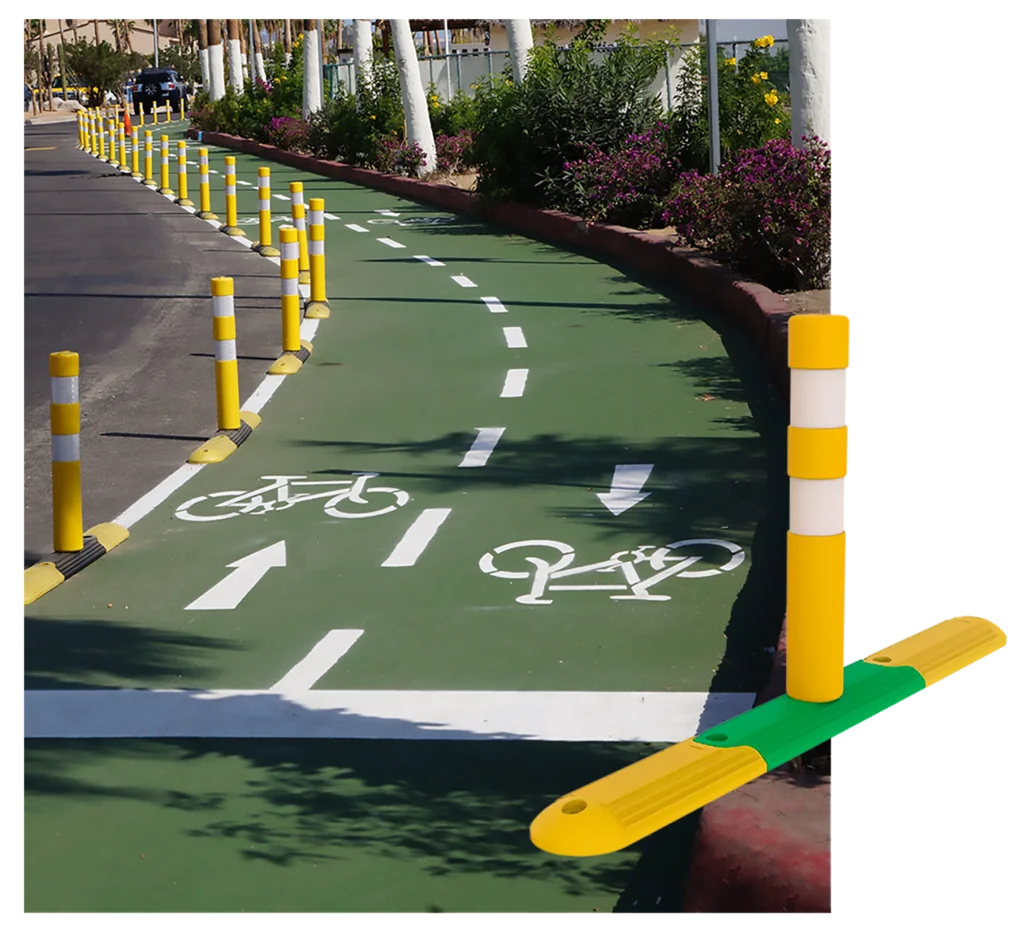 Ciclovía en Baja California Sur que forma parte de su infraestructura ciclista.