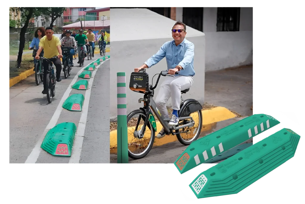 Ciclovía en Guadalajara que forma parte de su infraestructura ciclista.