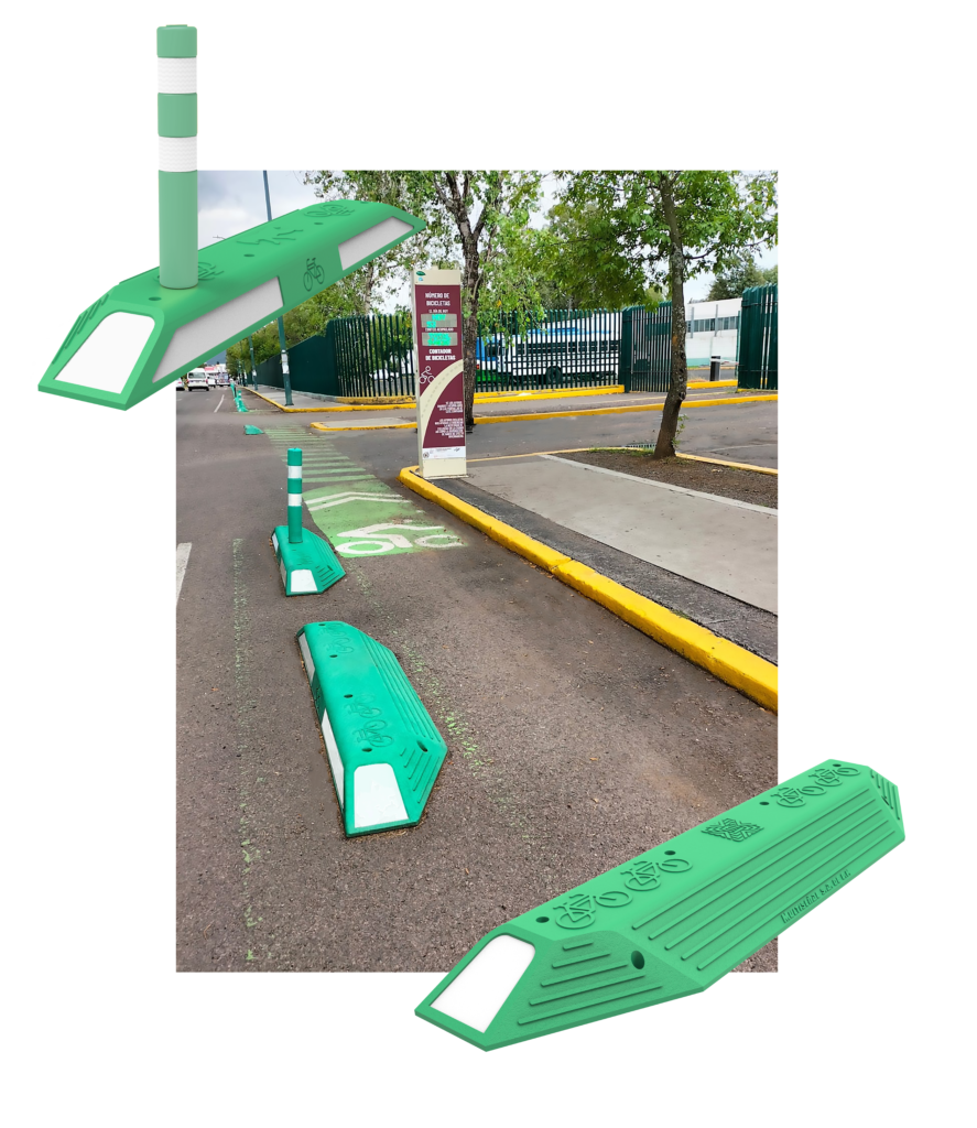 Ciclovía en Morelia, Michoacán que forma parte de su infraestructura ciclista.