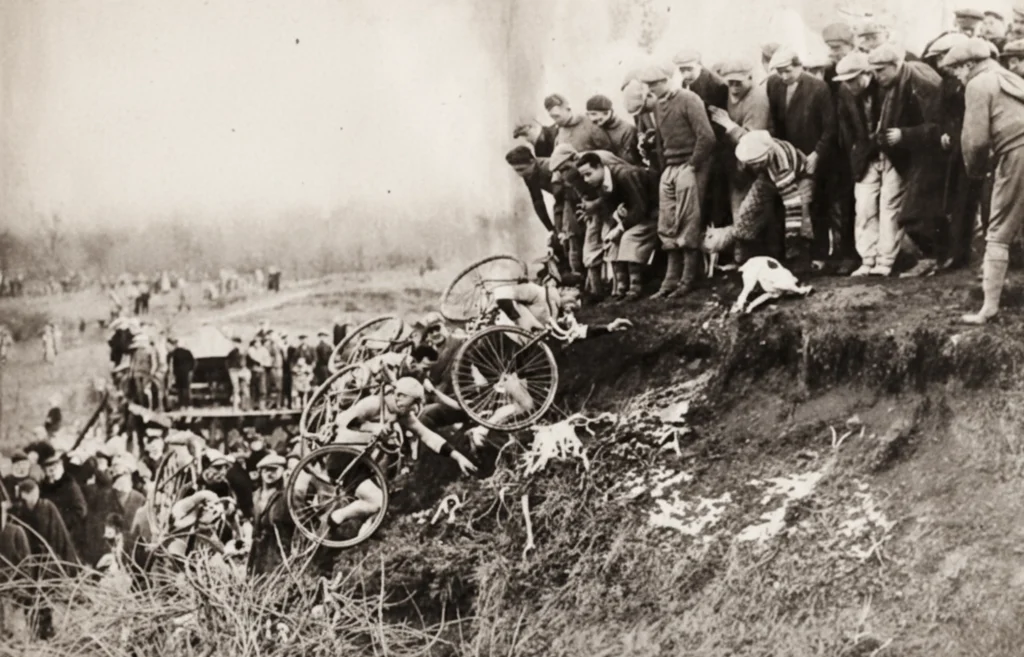 Primeras carreras de bicicletas todo terreno en Europa, origen histórico del ciclocross en el siglo XX.