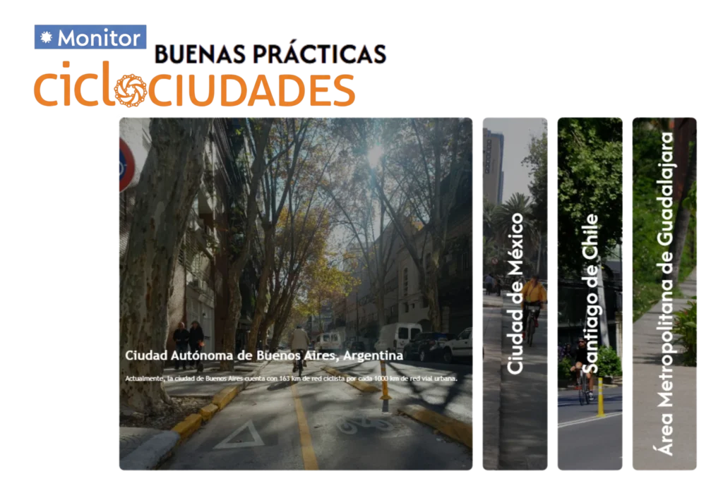 Plataforma latinoamericana de seguimiento a la movilidad en bicicleta que muestra buenas prácticas en ciudades como Buenos Aires, Ciudad de México y Santiago de Chile.