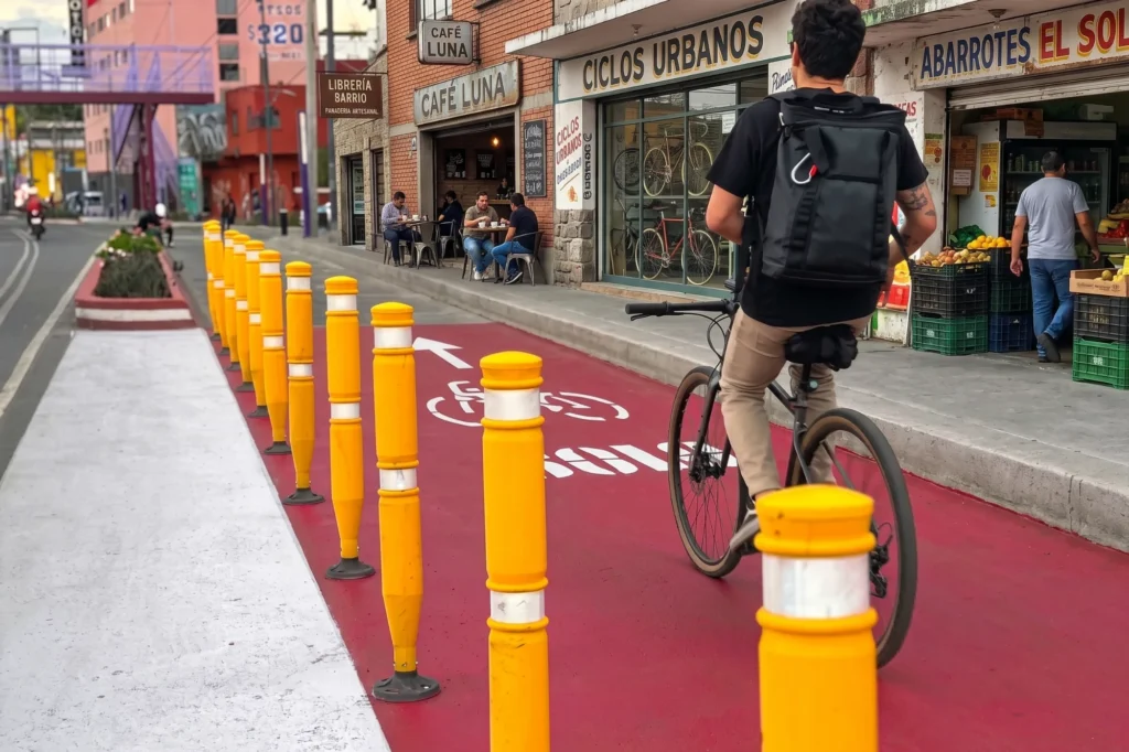 Ciclovías urbanas que conectan comercios locales e impulsan la micromovilidad en la ciudad