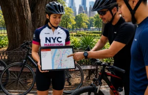 Bike lane map